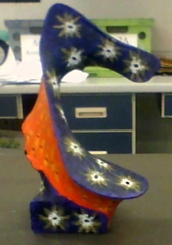 Fireworks Pantyhose Sculpture Side 1