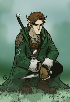 Elven Druid Character