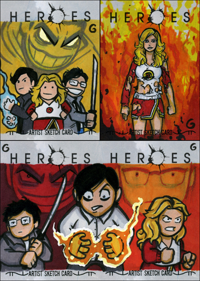 HEROES CARDS: Toonies, Claire