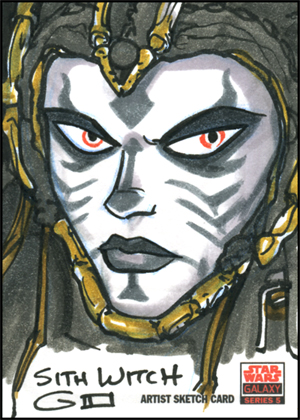 SWG5 Sketch Card: Sith Witch