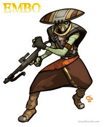 Draw EMBO from The Clone Wars by grantgoboom