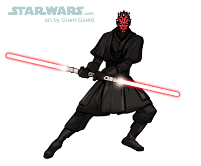 DRAW DARTH MAUL