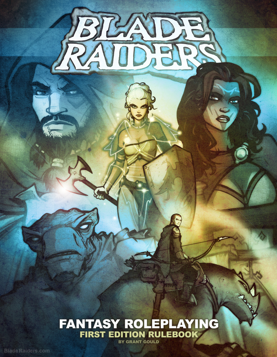 BLADE RAIDERS rulebook cover art