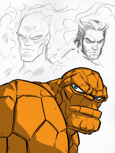 Marvel Character Sketches 1