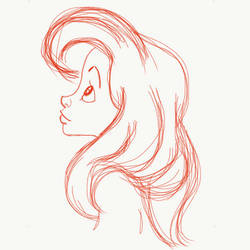 Ariel red sketch