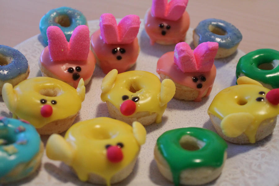 Easter donuts