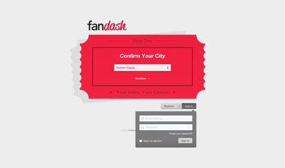 fandash landing page