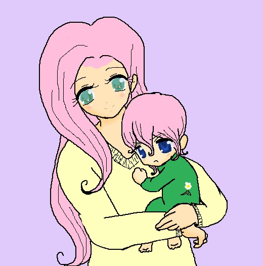 fluttershy and her son Summer Skyline