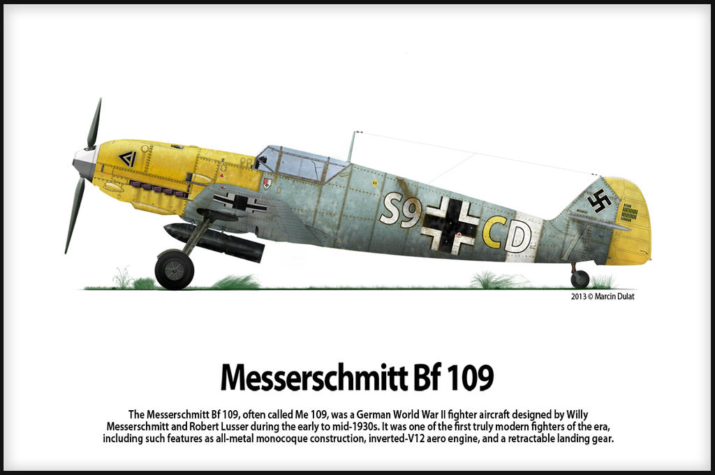 Messerschmitt Bf 109 By Schille01 On Deviantart