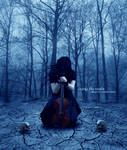 ++..Crying the violin..++ by random-victory