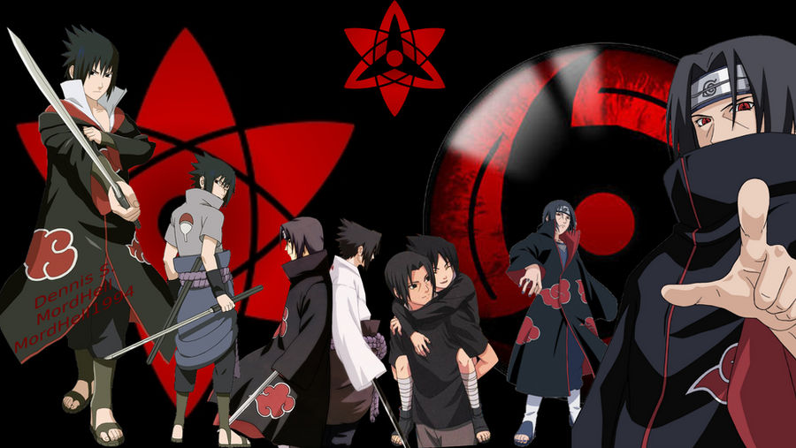 Uchiha Itachi And Sasuke Wallpaper By Mordhell On Deviantart