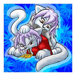 Ryou and Bakura Kitties - v2