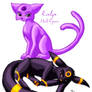 Espeon and Umbreon