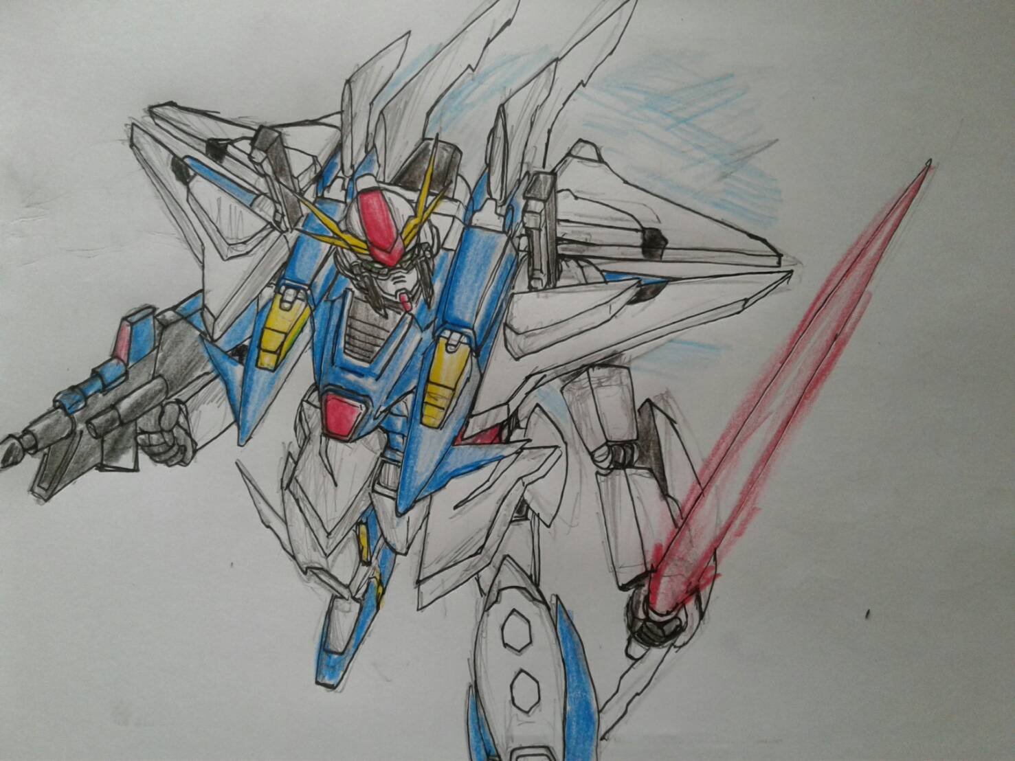 Rx 105 Xi Gundam By Rush44 On Deviantart Rx 105 Xi Gundam By Rush44 On Deviantart