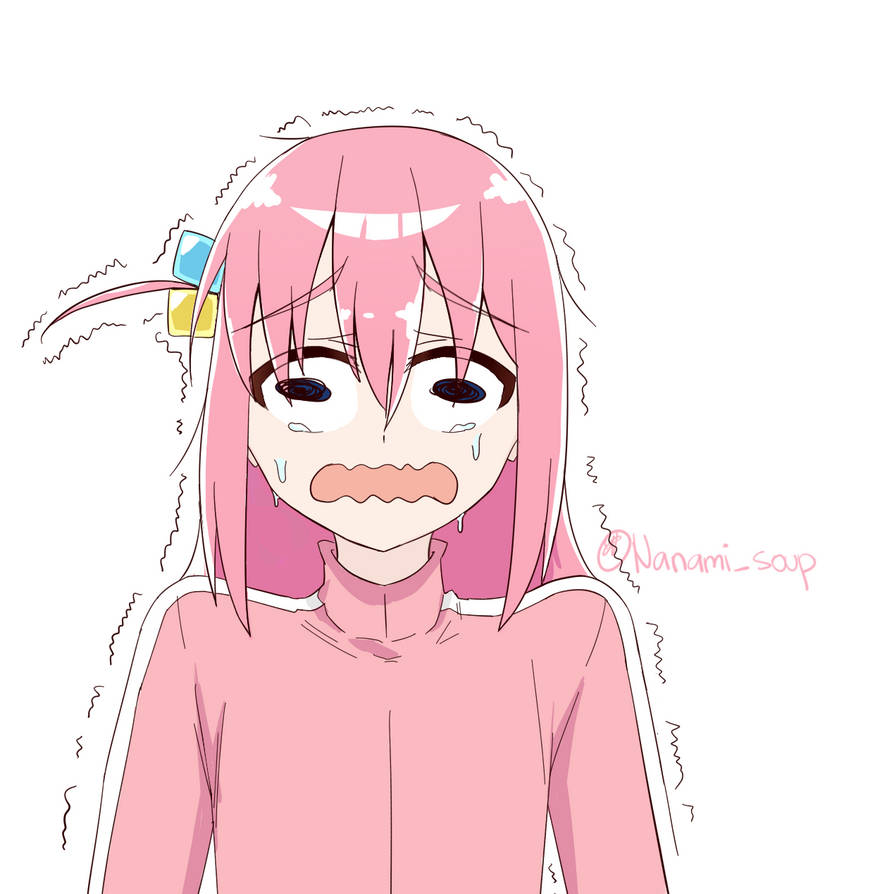 Boochi Scared Bocchi the Rock by NanamiSoup on DeviantArt