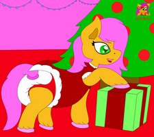 Brithany oc diaper pony chrysmas