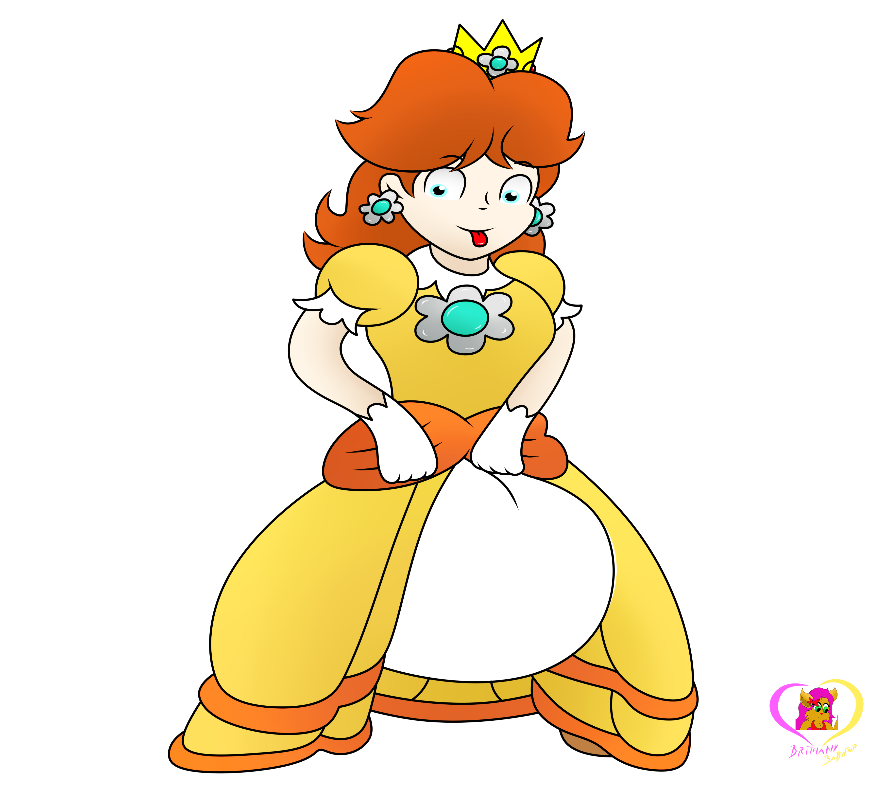 Commission princess daisy diaper by BrithanyBabyfur on DeviantArt