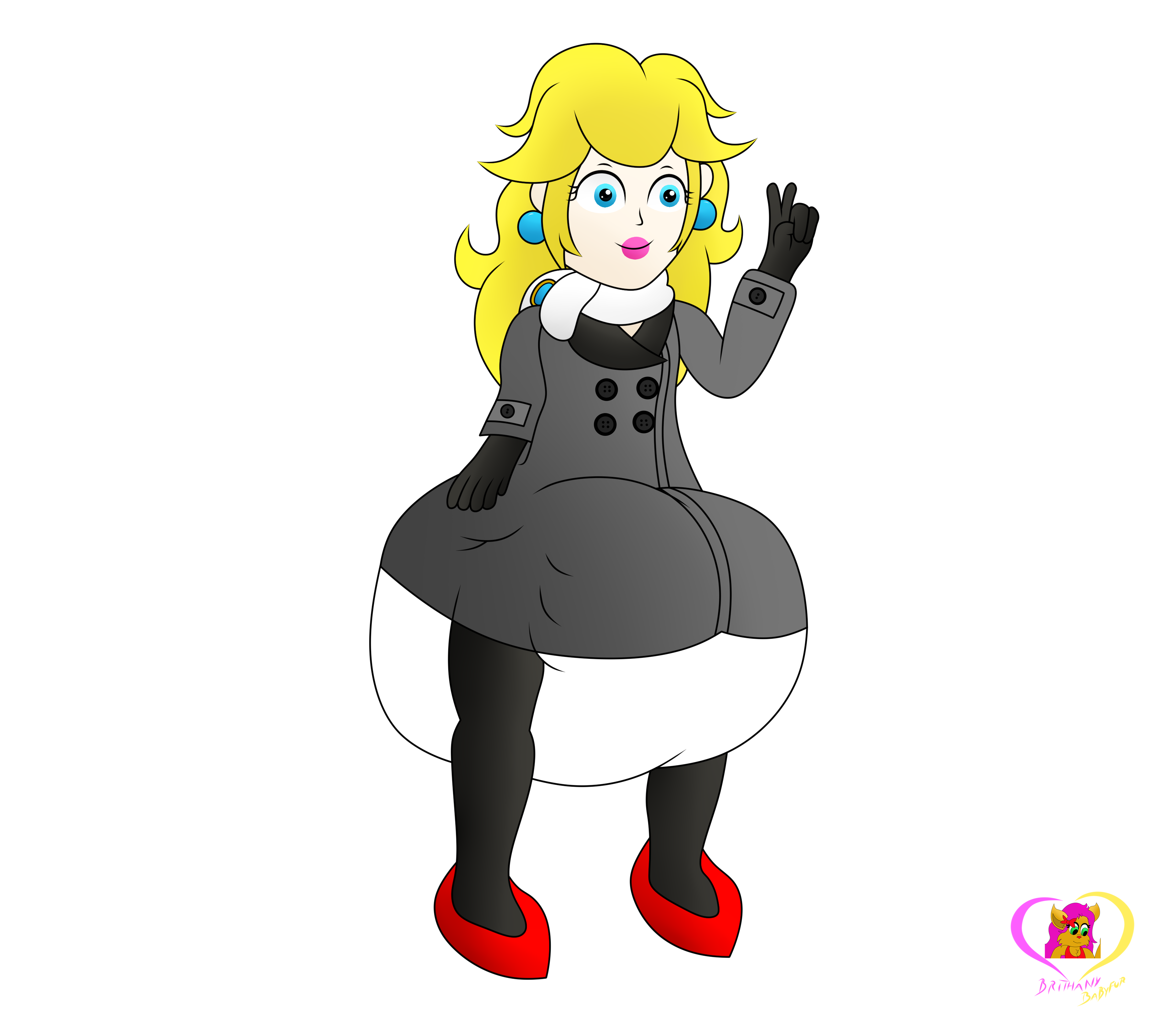 Commission princess peach diaper p1 by BrithanyBabyfur on DeviantArt