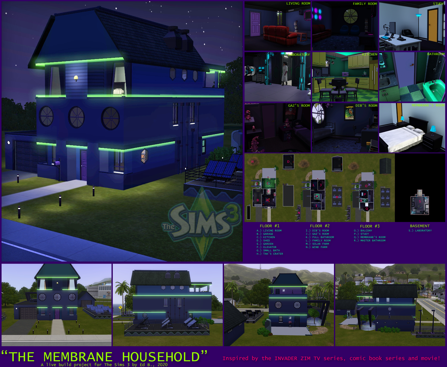 The Sims 3 - Membrane Household by LordEd on DeviantArt