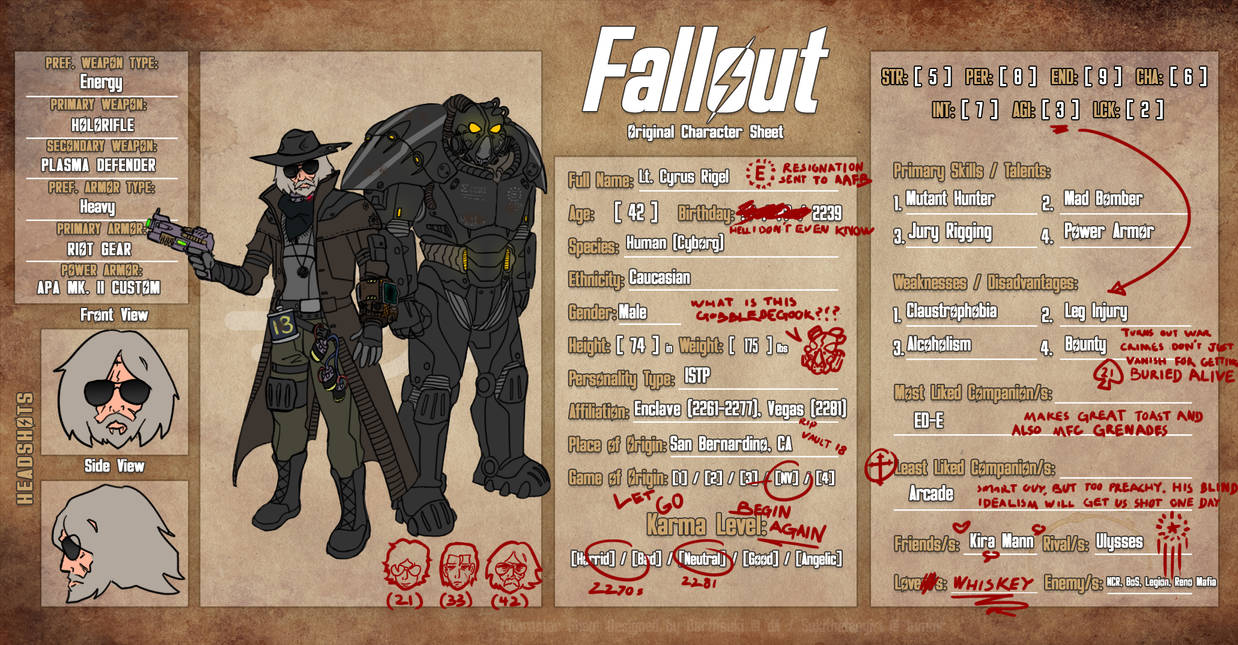 Fallout OC - Cyrus by LordEd on DeviantArt