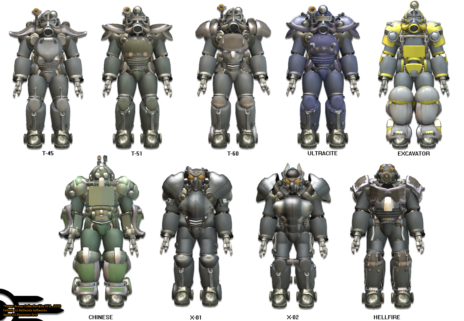 Spore Power Armor Collection By Lorded On Deviantart Spore Power Armor Collection By Lorded On Deviantart