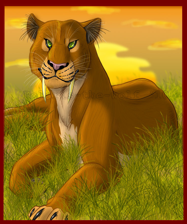 Sabertooth Dear Sabertooth Portrait by RakPolaris on DeviantArt
