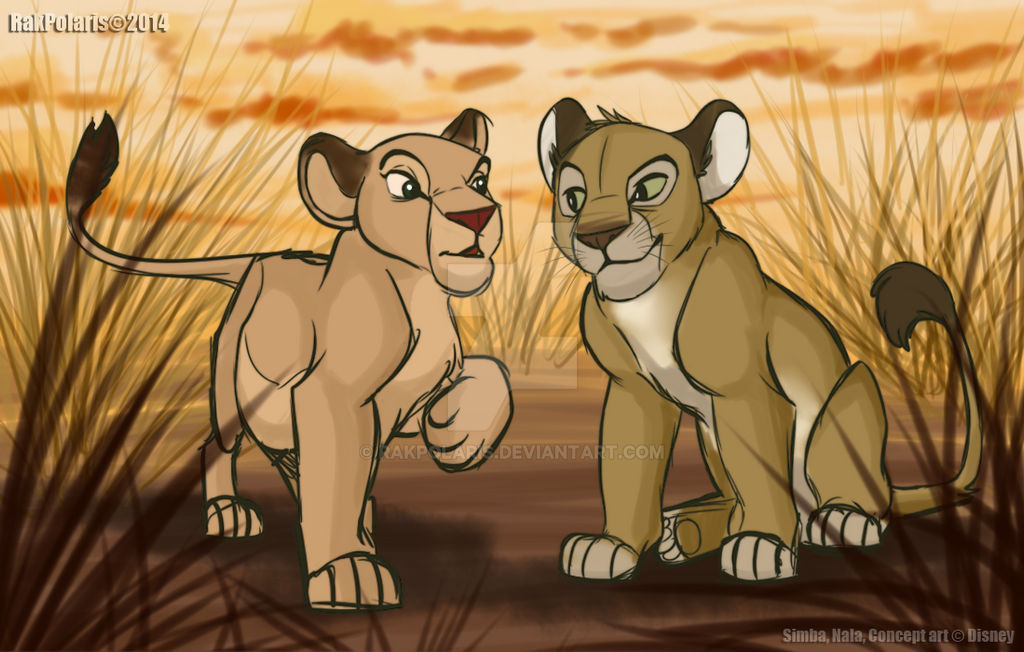 TLK - Simba's and Nala's new looks by RakPolaris on DeviantArt