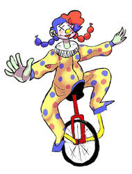 Unicycle Clown