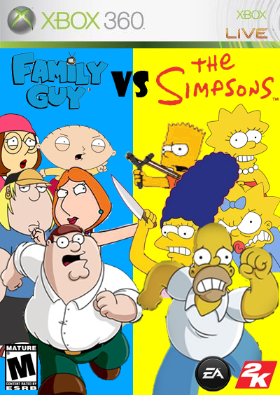 family guy vs the simpsons by tinytomv
