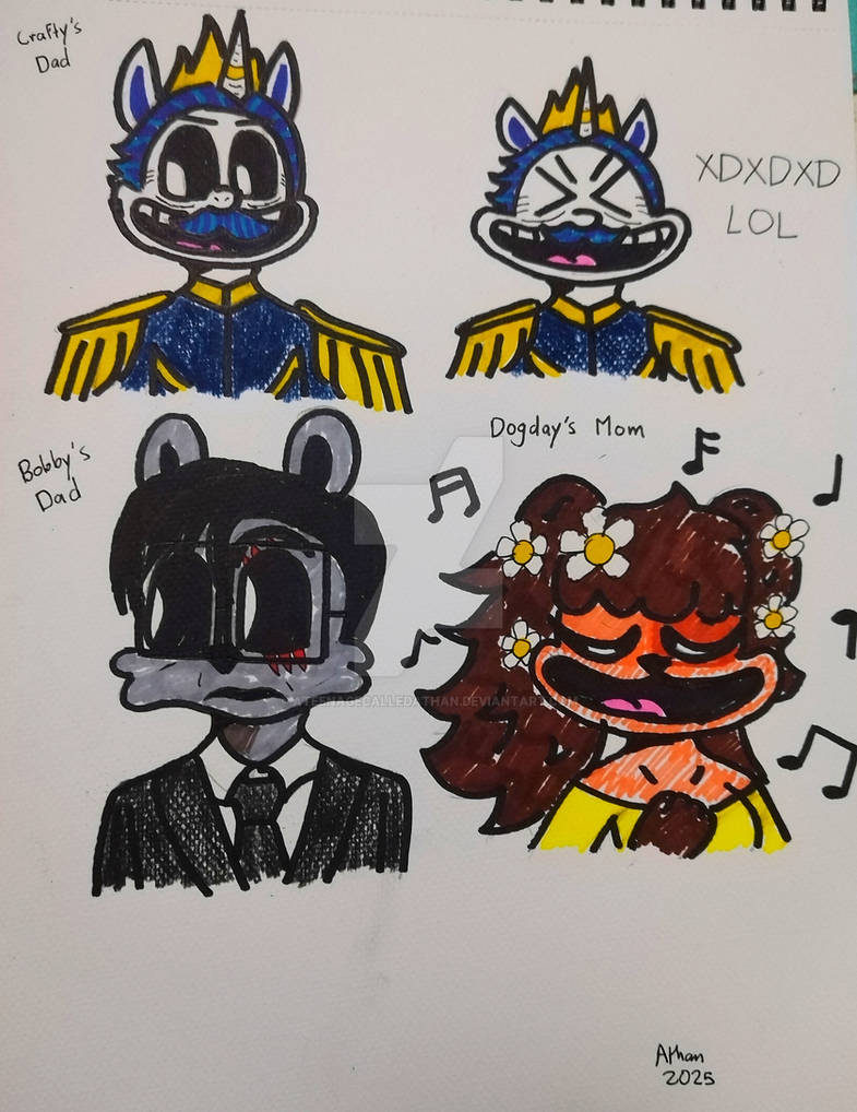 Smiling Critters parents 1 by ATeenageCalledAthan on DeviantArt