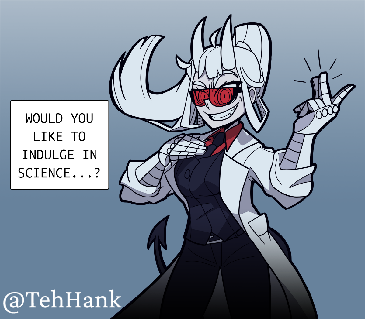 Loremaster Loremaster - Helltaker by HankTeh on DeviantArt