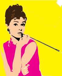 Audrey Hepburn Digital ArtWork