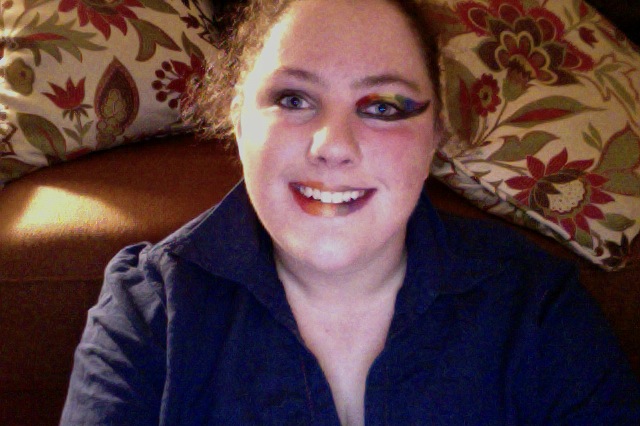 Halloween Rainbow Makeup FAIL