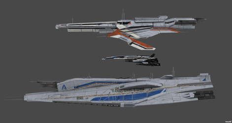 Comparison Turian Frigate VS Alliance Cruiser