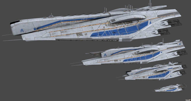 Comparison Alliance Ships Concept