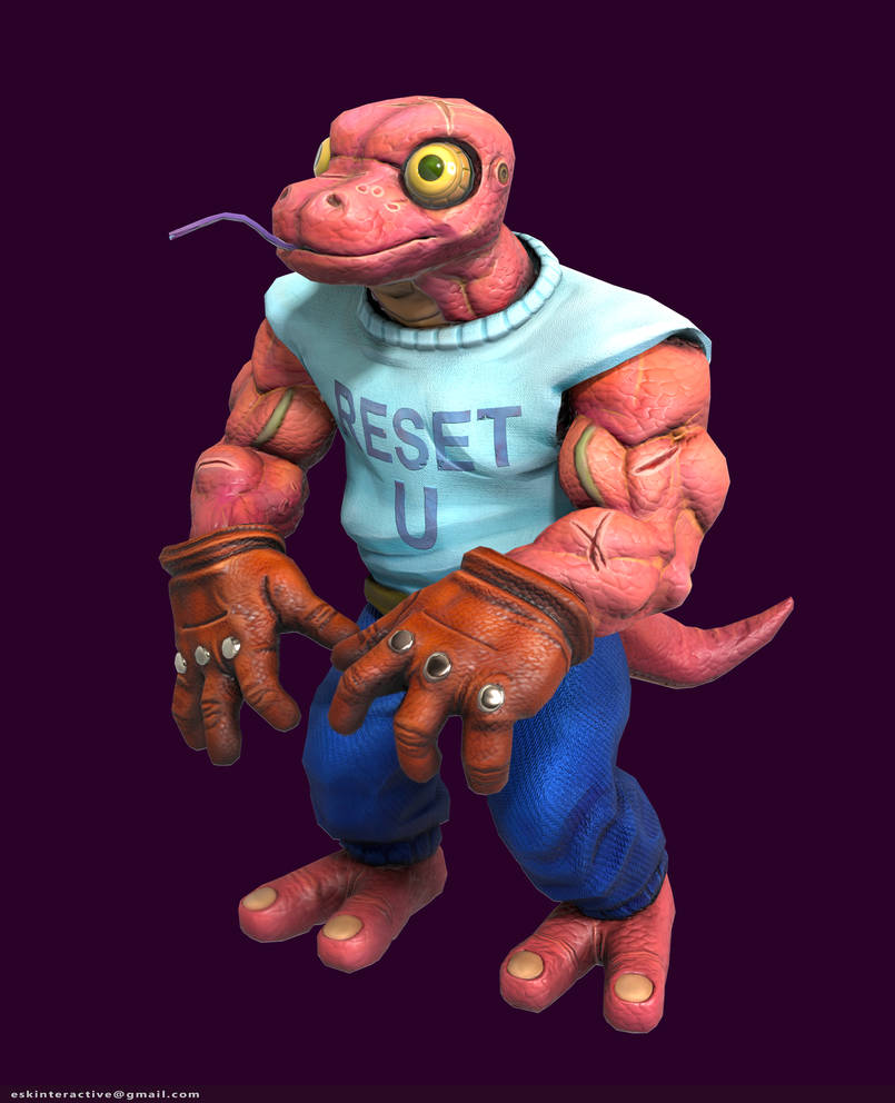 Lizard fighter by Esk3d on DeviantArt