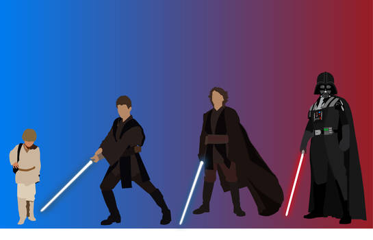 Anakin Skywalker through the Ages