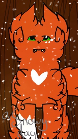 Squirrelkit in da snow by PaintedGems Squirrelkit in da snow by PaintedGems