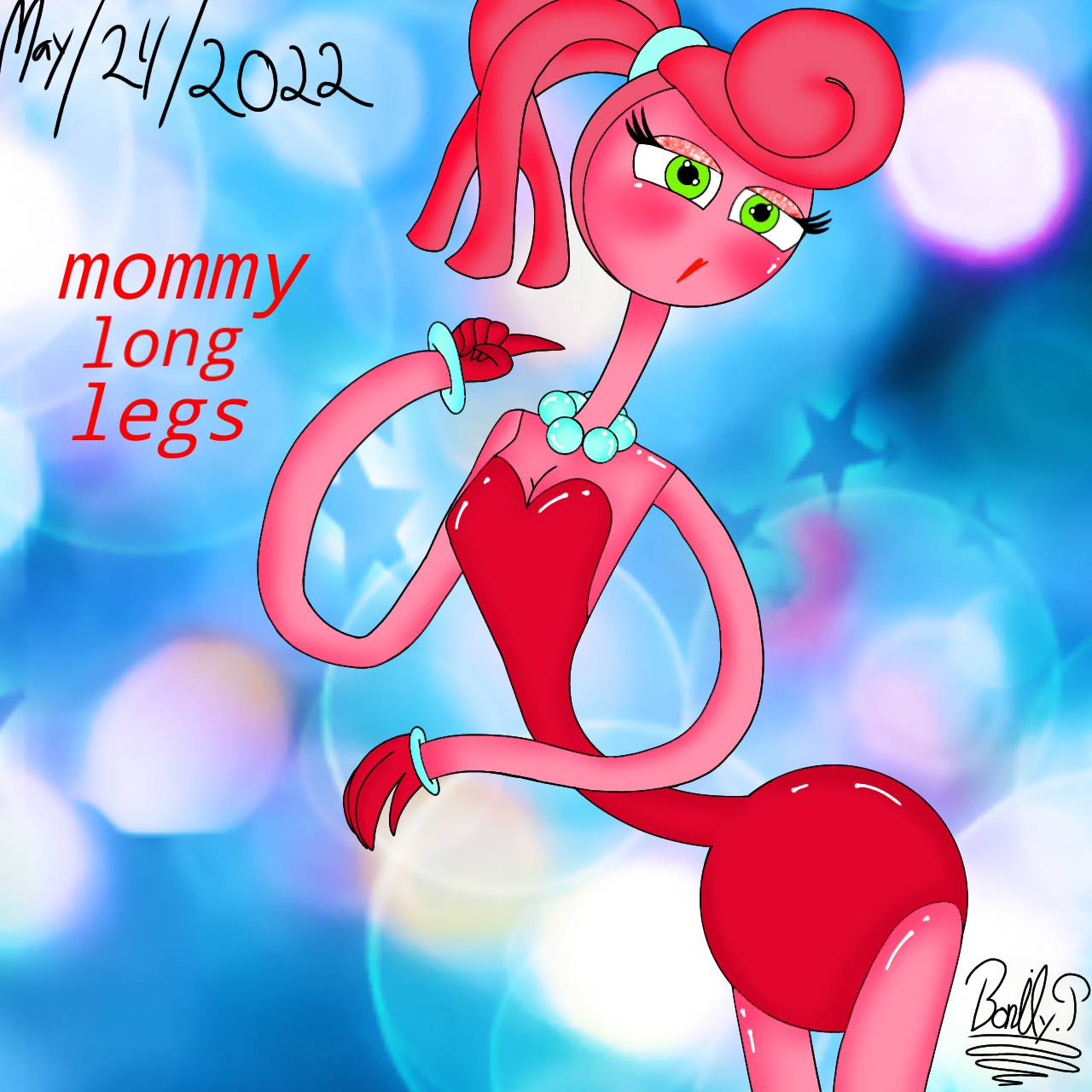 cartoon mommy long legs by Bulinbunny by Bulinbunnystudio on DeviantArt