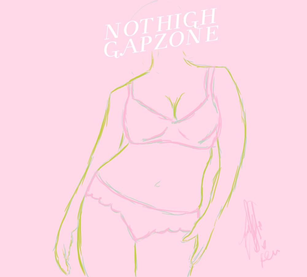 #NoThighGapZone | Sketch