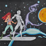 Silver Surfer and Mary Jane