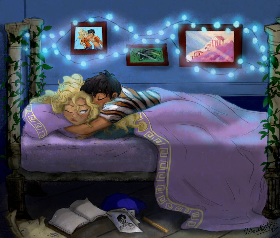 You're drooling in my hair - Annabeth And Percy by Wiccatwolf on DeviantArt You're drooling in my hair - Annabeth And Percy by Wiccatwolf on DeviantArt