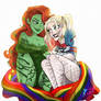 Poison ivy and Harley Quinn