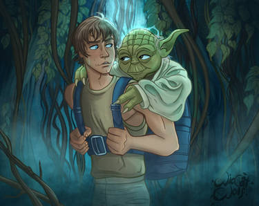 Luke and Yoda