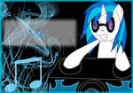 MLP Vinyl Scratch Badge