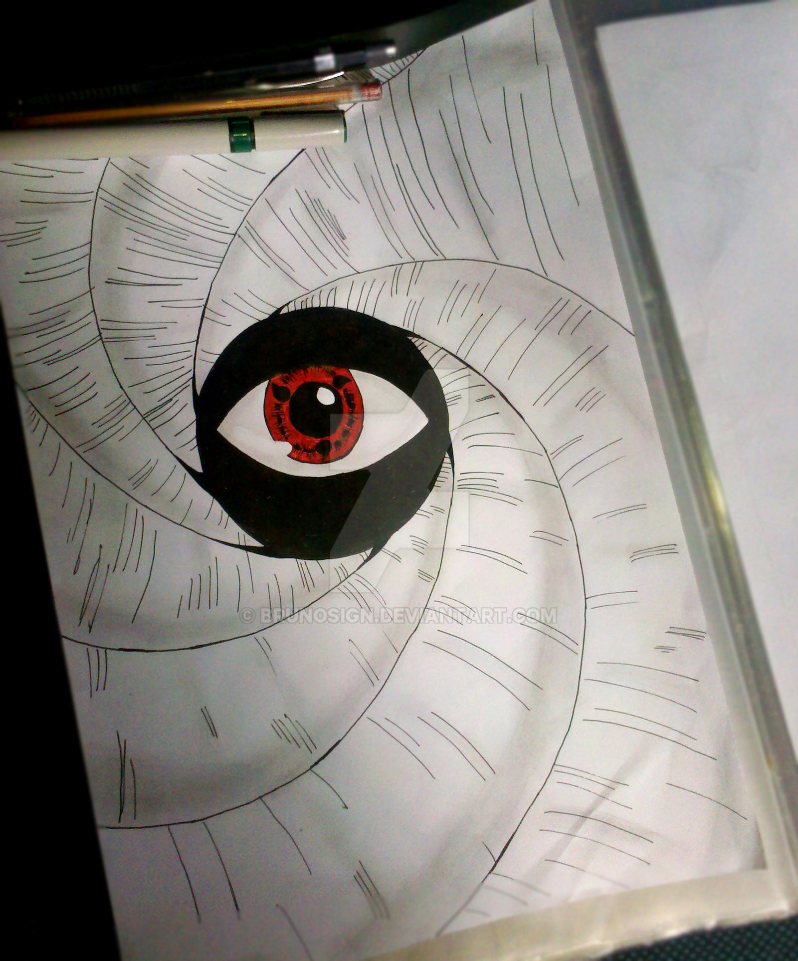 Uchiha Obito Sharingan By Brunosign On Deviantart