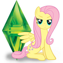 Fluttershy The Sims 3 icon