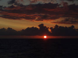 sunrise at sea