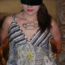 tied to chair blindfold