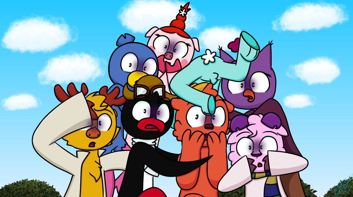 Kikoriki Group spook (Screenshot REDRAW) by Pinkbunnypro77 on DeviantArt